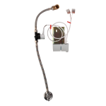 Radar flushing unit on the mounting rail for D-Code urinal, 24 V DC