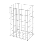 Steel wire floor standing waste bin