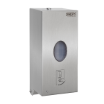 Automatic stainless steel wall-mounted liquid/gel disinfection and soap dispenser