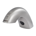 Washbasin tap for hot and cold water with integrated soap dispenser, 1 l soap canister, 230 V AC