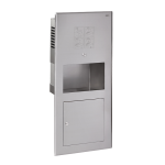 Vandal-proof stainless steel multifunctional washbasin, front mounting