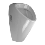 Urinal Golem with a radar flushing unit and integrated power supply, 230 V AC (plug & play)