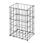 Steel wire floor standing waste bin