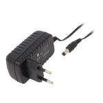 Wall socket power supply for battery operated electronics 230 V AC/6 V DC