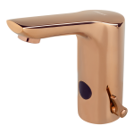 Washbasin mixer, ROSE GOLD, 6 V 