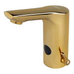 Washbasin mixer, GOLD, 24 V DC