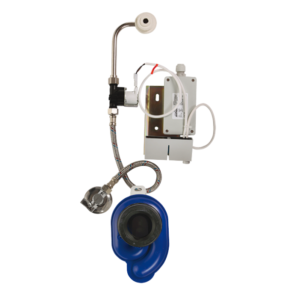 Radar flushing unit on the mounting rail for urinal Ecco (Golf), 6 V