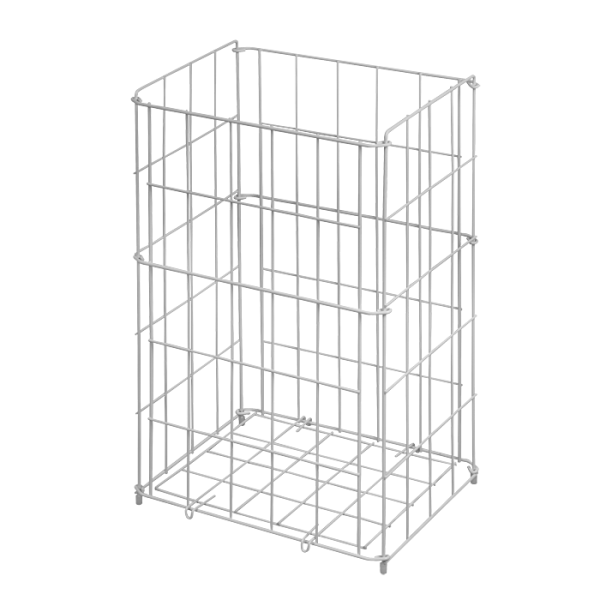 Steel wire floor standing waste bin