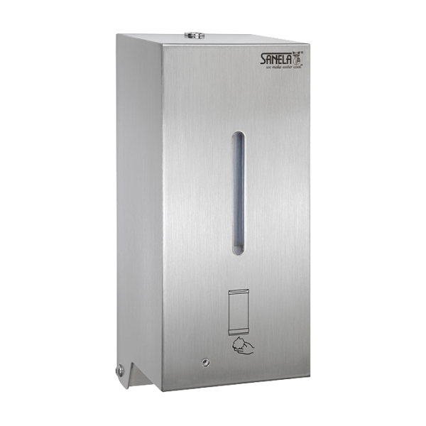 Automatic stainless steel wall-mounted foam soap dispenser