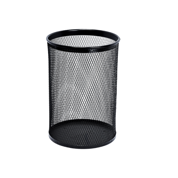 Round waste bin, color black, 13 l