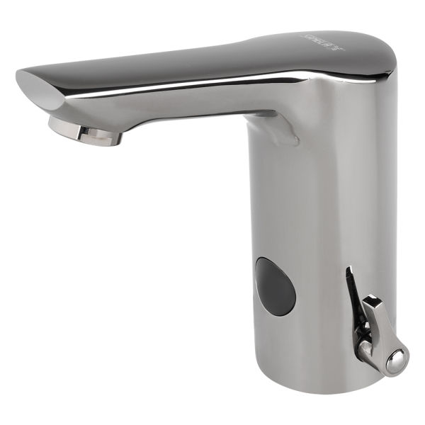 Washbasin mixer, METAL GREY, 6 V 